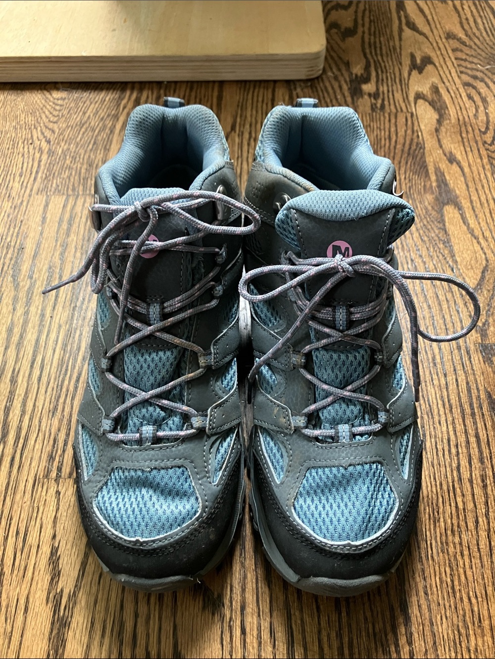 Merrell Big Kids Blue/Gray Hiking Shoes